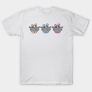 Three Chibis (Newspaper) T-Shirt